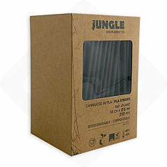 JPLANC - Cannucce PLA Nero Ø6mm, H140 mm - Conf. 20 x 250 pz