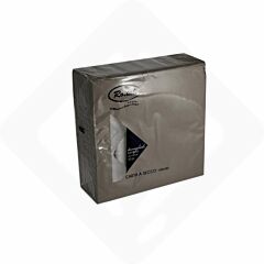 TOUN 4198 - Tovagliolo Bio Leaf UNITO Antracite, 40x40 cm - 20 x 50 pz