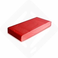 TVUN 121 - Nappe UNITO LINO Rouge, 100x100 cm - 5 x 20 pcs