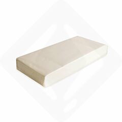 TVUN 2111 - Nappe TEXTILE Blanche, 100x100 cm - 10 x 10 pcs