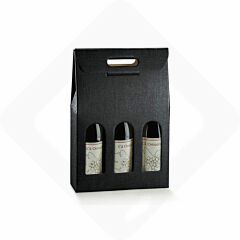 Tragkarton Seta Nero 3 bott.