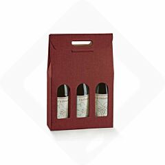 Tragkarton Seta Bordeaux 3 bott.