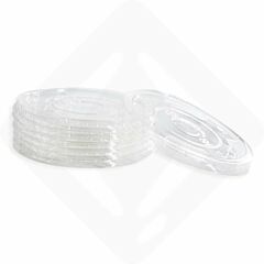 SDG.2826 - Coperchio Piano con Foro PLA BIO Ø96mm - Conf. 1'200pz