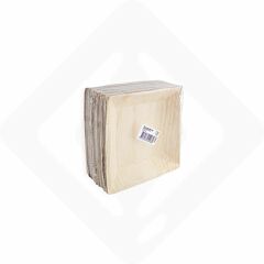 SDG.3392 - Piatto "CUADRA" Foglia di Palma 180x180 mm - 100pz