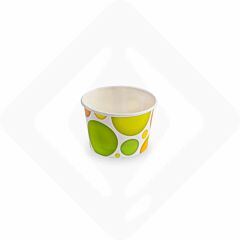 SDG.95 - Coppetta gelato politenata 135 ml BUBBLE VERDE - 1'680pz